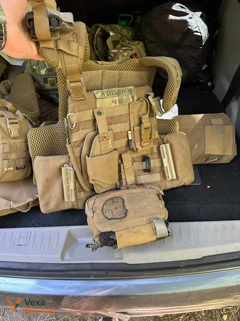 Бронежилет з комплектом, шолом, РПС та піджопник M-TAC — фото 4