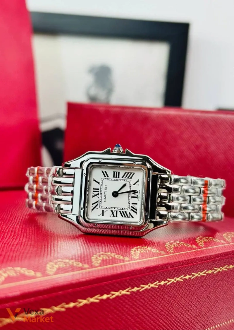 Cartier Panther Medium кварцевые часы — фото 4