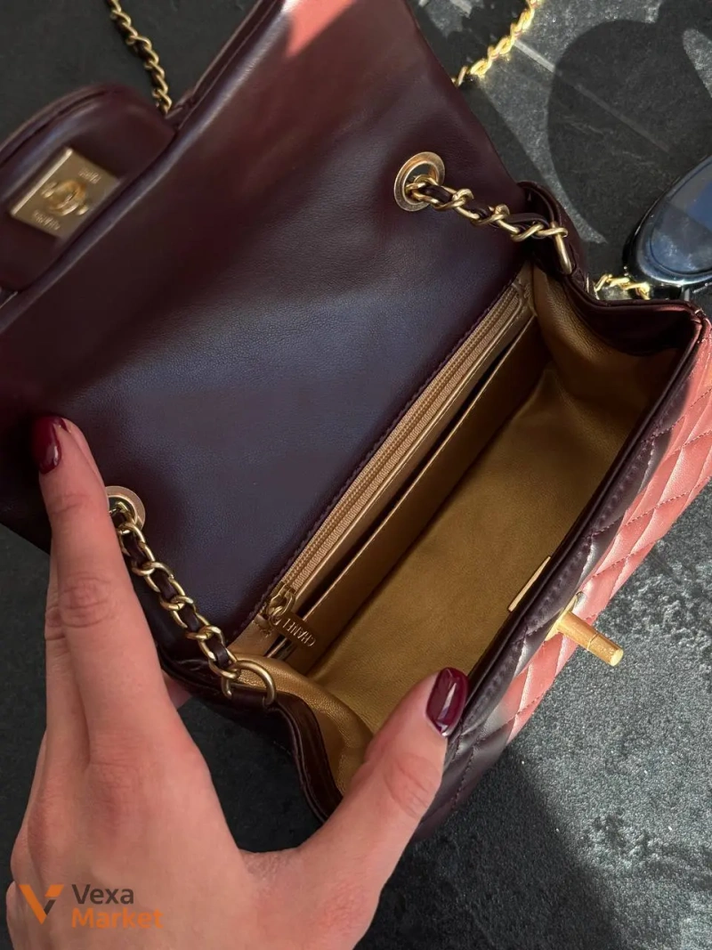 Chanel Classic Mini сумка з гладкої шкіри — фото 3