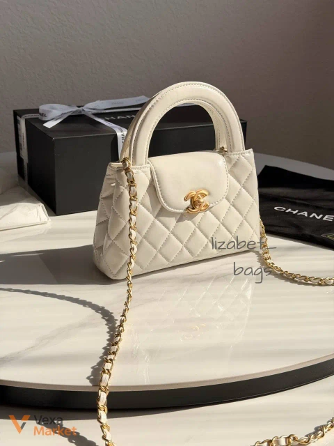 Chanel Kelly White сумка