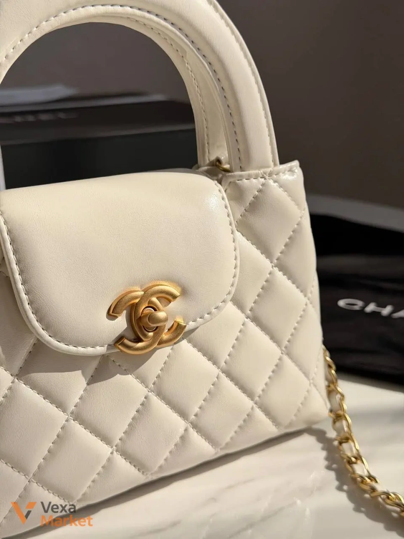 Chanel Kelly White сумка — фото 4
