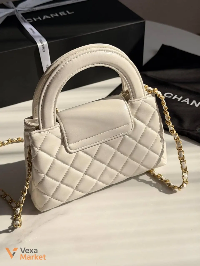 Chanel Kelly White сумка — фото 6