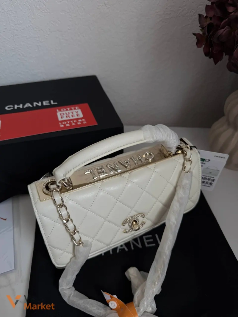 Chanel Wallet біло-молочний — фото 2