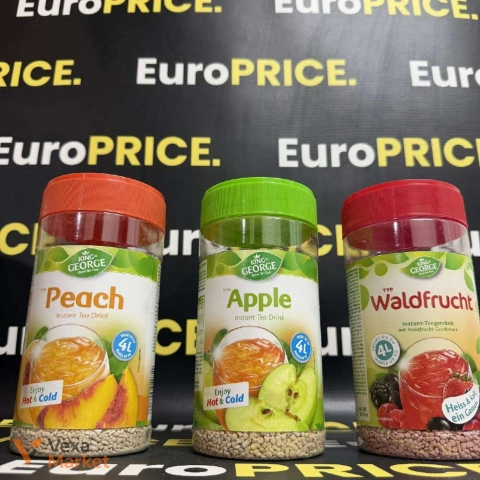 Чай розчинний King George Peach, Apple, Waldfrucht 400г