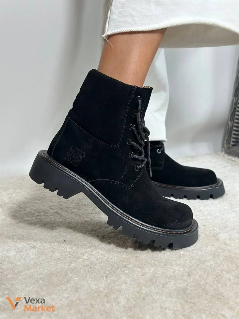 Черевики Loewe Combat Boot in Suede — фото 4