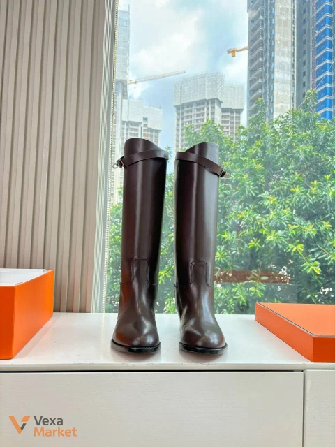 Чоботи Hermes шкіра/замша розміри 35-41