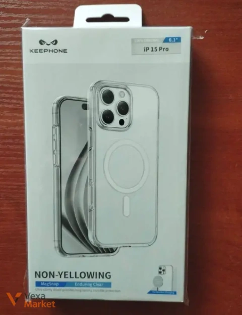 Чохол прозорий Keephone Aurora MagSafe для iPhone 15 Pro