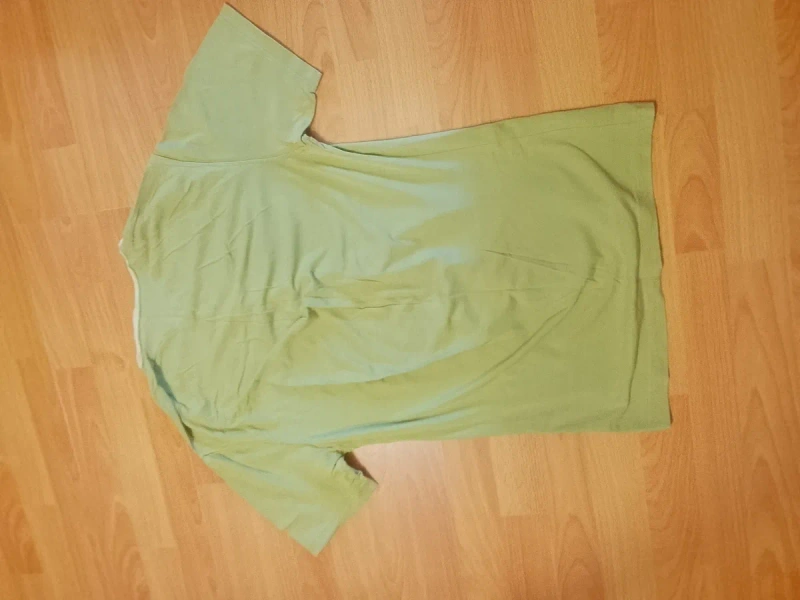 Чоловіча футболка Quick Match Sportswear | Оливкова з оригінальним коміром — фото 2