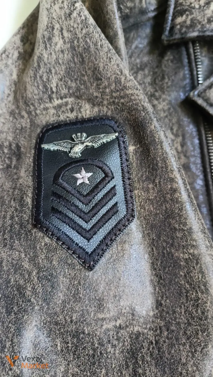 Чоловіча косуха з натуральної шкіри — фото 6