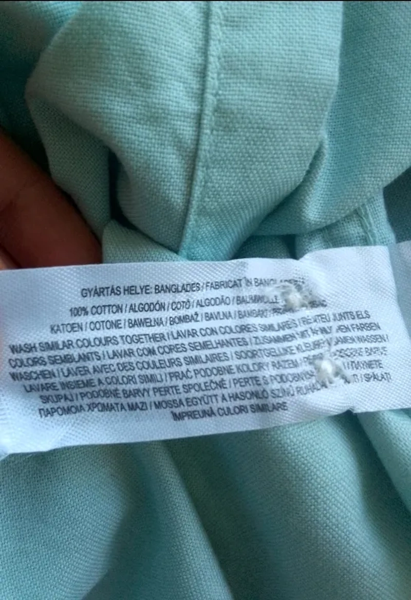 Чоловіча котонова сорочка Primark р.50-52. — фото 7