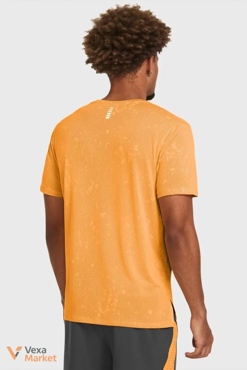 Чоловіча помаранчева футболка Under Armour UA LAUNCH SPLATTER SS розмір S — фото 2
