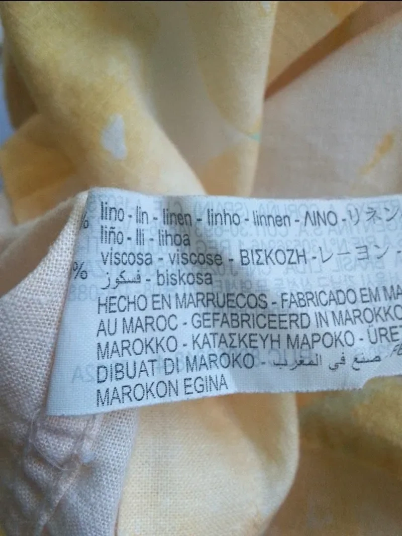Чоловіча сорочка льон/віскоза Zara р.50. — фото 6