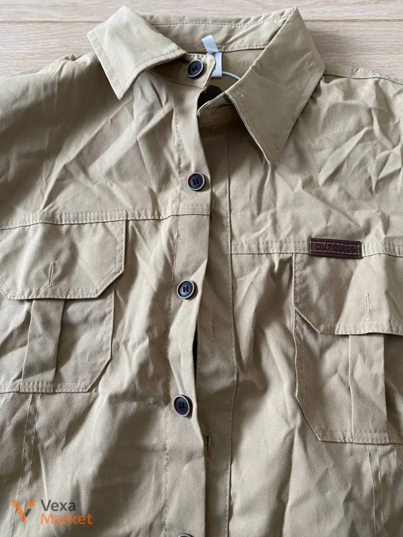 Чоловіча сорочка Outdoor Series Khaki (Tan) з довгим рукавом, розмір S — фото 6