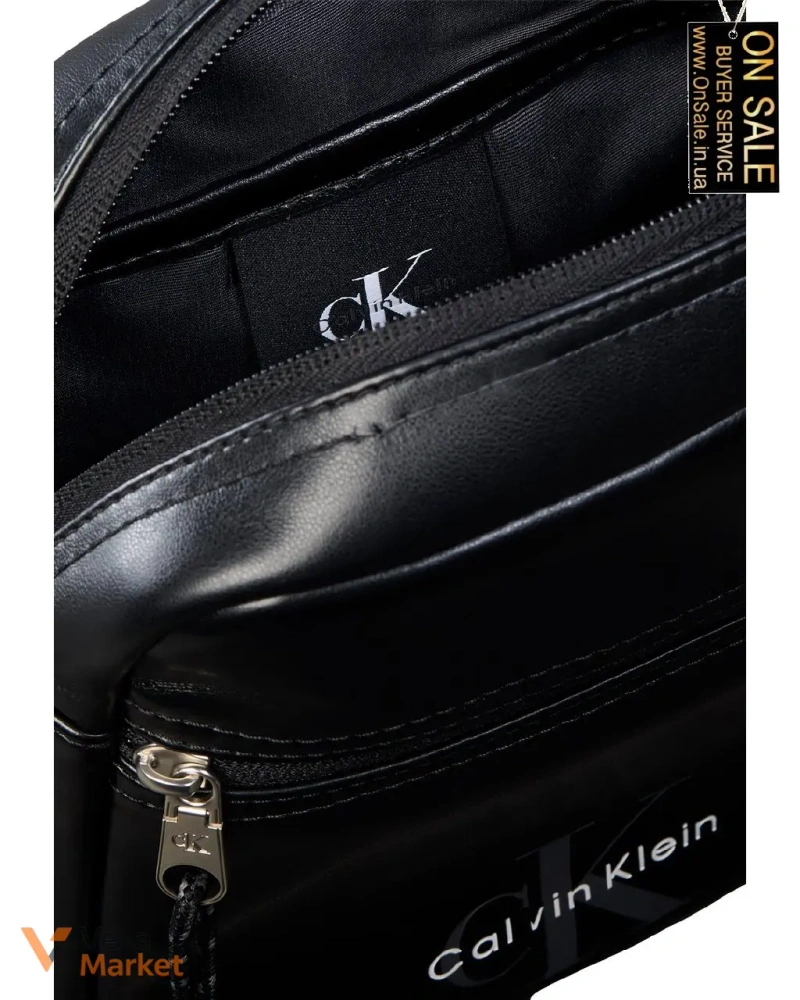 Чоловіча сумка Calvin Klein BOLD LOGO WEBBING REPORTER чорна — фото 3