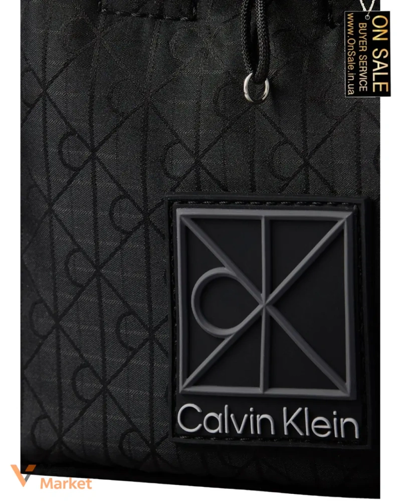 Чоловіча сумка Calvin Klein EMBLEM чорна — фото 6