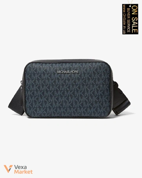 Чоловіча сумка Michael Kors поясна з канвасу