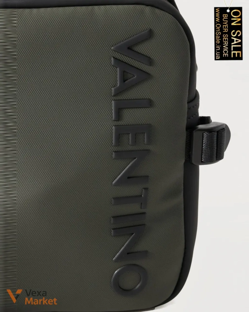 Чоловіча сумка Valentino Bags AXEL хакі — фото 4
