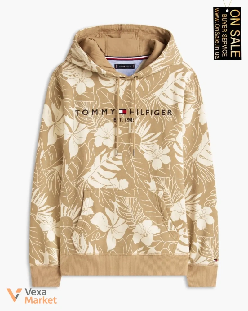 Чоловіче худі Tommy Hilfiger з тропічним принтом — фото 5