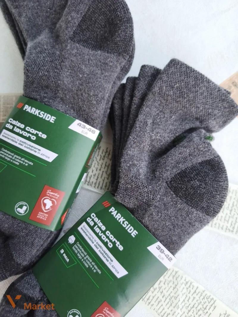 Чоловічі робочі шкарпетки Parkside Low Rise Work Socks (3 пари) — фото 4