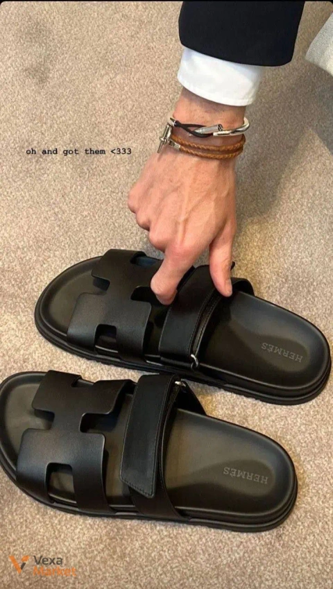 Чоловічі сандалі Hermes чорні