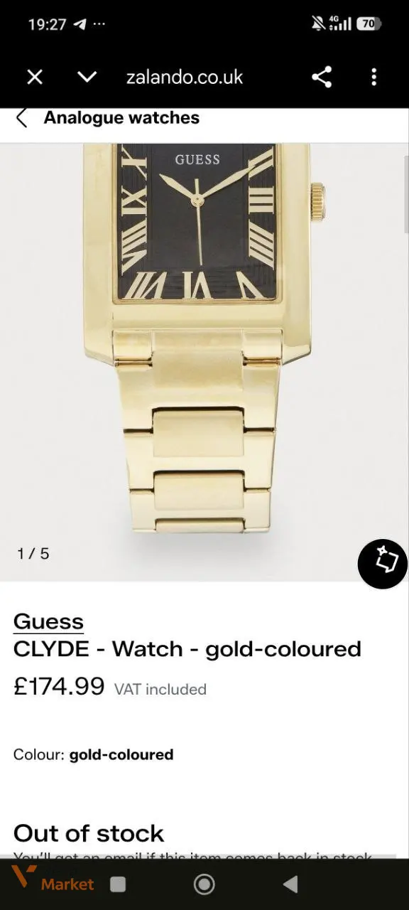 Чоловічий годинник Guess — фото 5