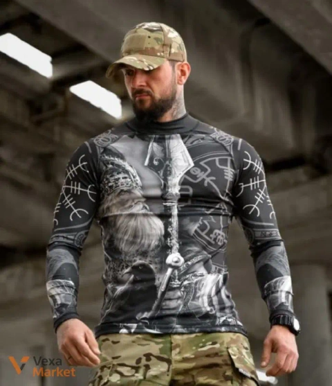Чоловічий рашгард Valhalla Military з мікродайвінгу