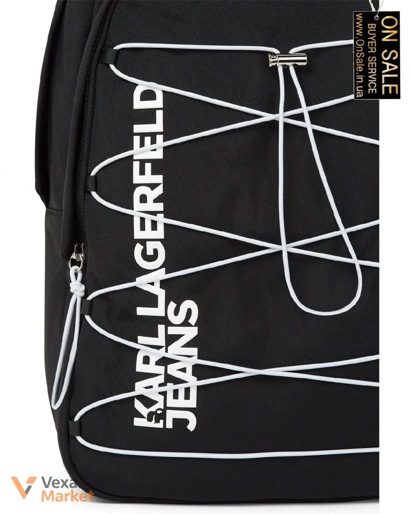 Чоловічий рюкзак Karl Lagerfeld Jeans чорний — фото 5