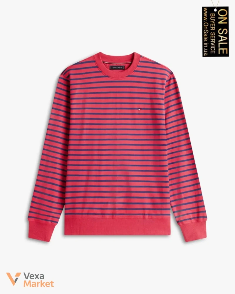 Чоловічий світшот Tommy Hilfiger в смужку — фото 5