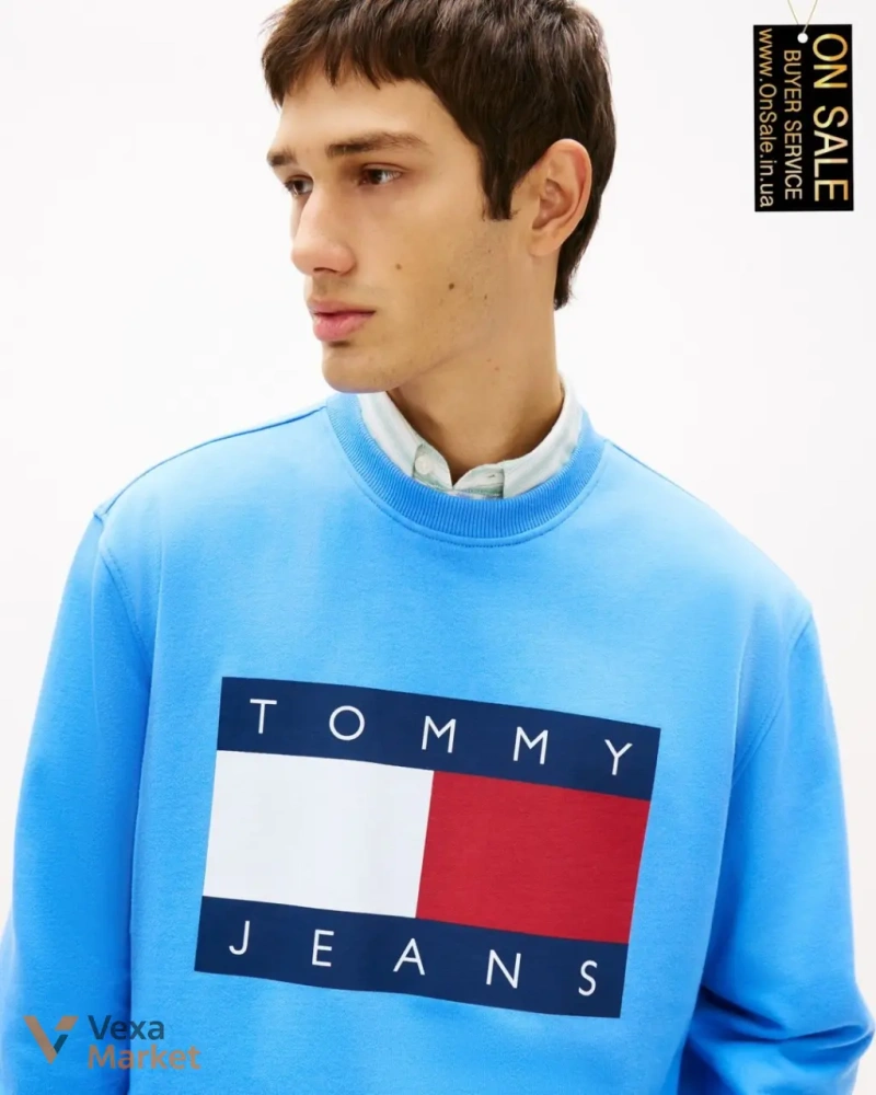 Чоловічий світшот Tommy Hilfiger з логотипом-прапором