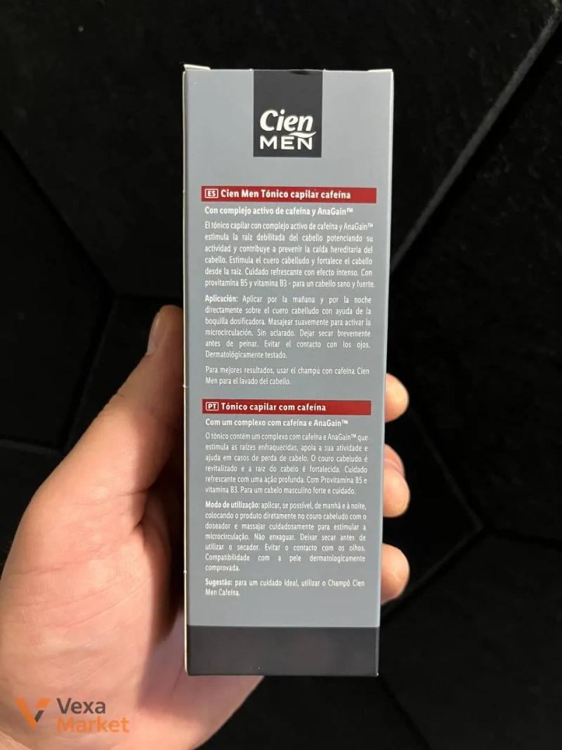 Чоловічий тонік для волосся Cien Men з кофеїном проти випадіння — фото 4