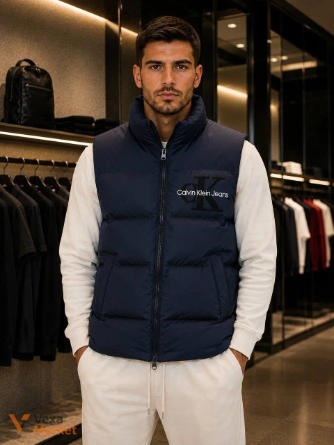 Чоловічий жилет Calvin Klein темно-синій