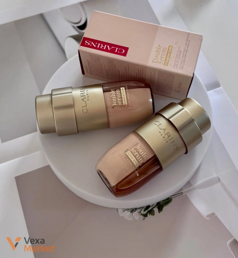 Clarins Double Serum Foundation L3N Light Neutral — фото 4