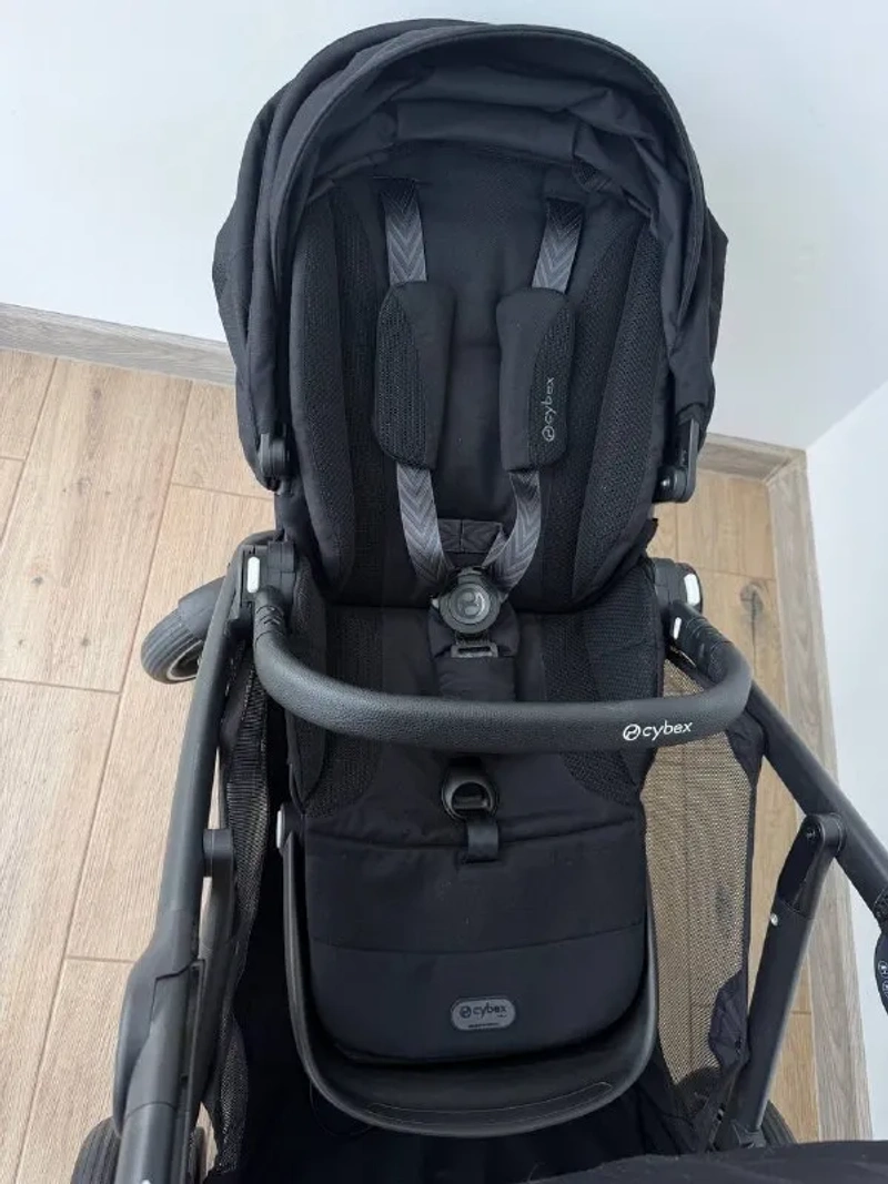 Cybex e-Gazelle S (Moon Black) - Премиум коляска с электроприводом — фото 4