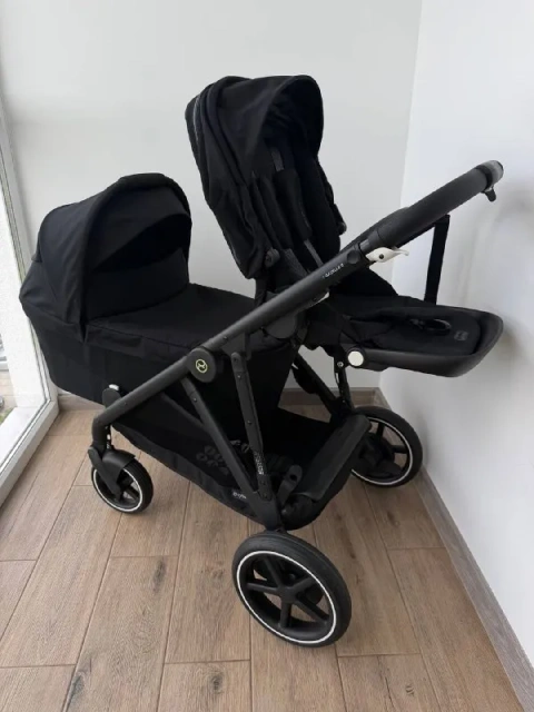 Cybex e-Gazelle S (Moon Black) - Премиум коляска с электроприводом