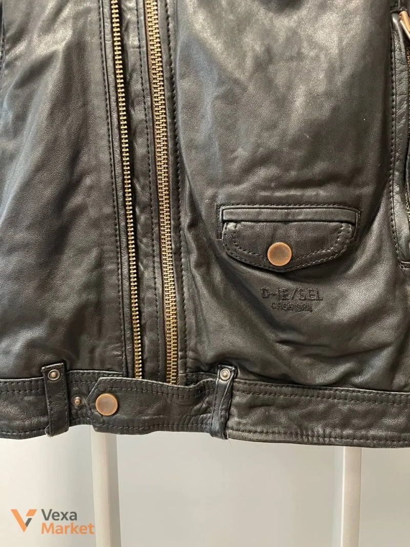 Diesel Leather Jacket M — фото 6