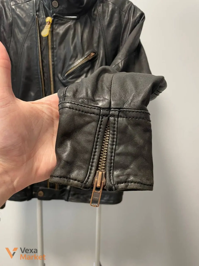 Diesel Leather Jacket M — фото 8