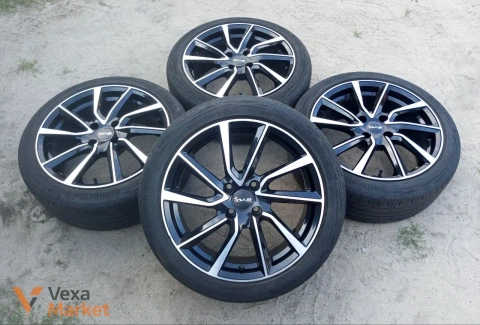 Диски R17 4*108 7J ET25 з літньою гумою 205*45 R17