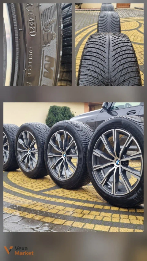 Диски R20 стиль 740 M для BMW X5 G05 з гумою Michelin Alpine 5
