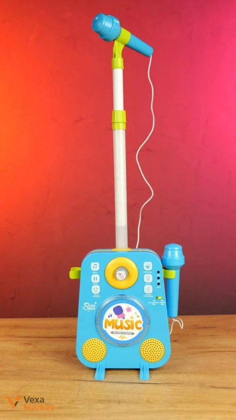 Дитяча караоке станція Music Sound Box з двома мікрофонами