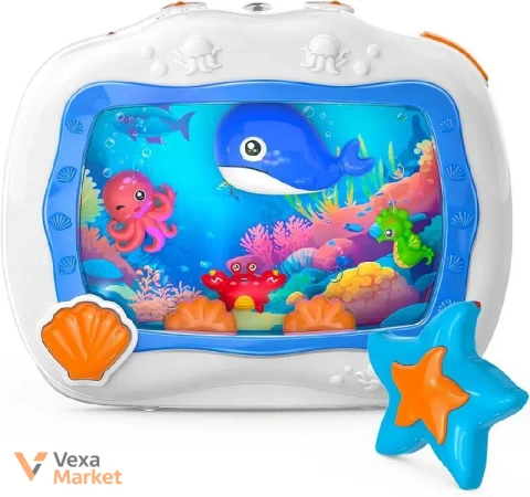 Дитяча музична іграшка-нічник "Sound and Light Soothing Fish Tank" на ліжечко