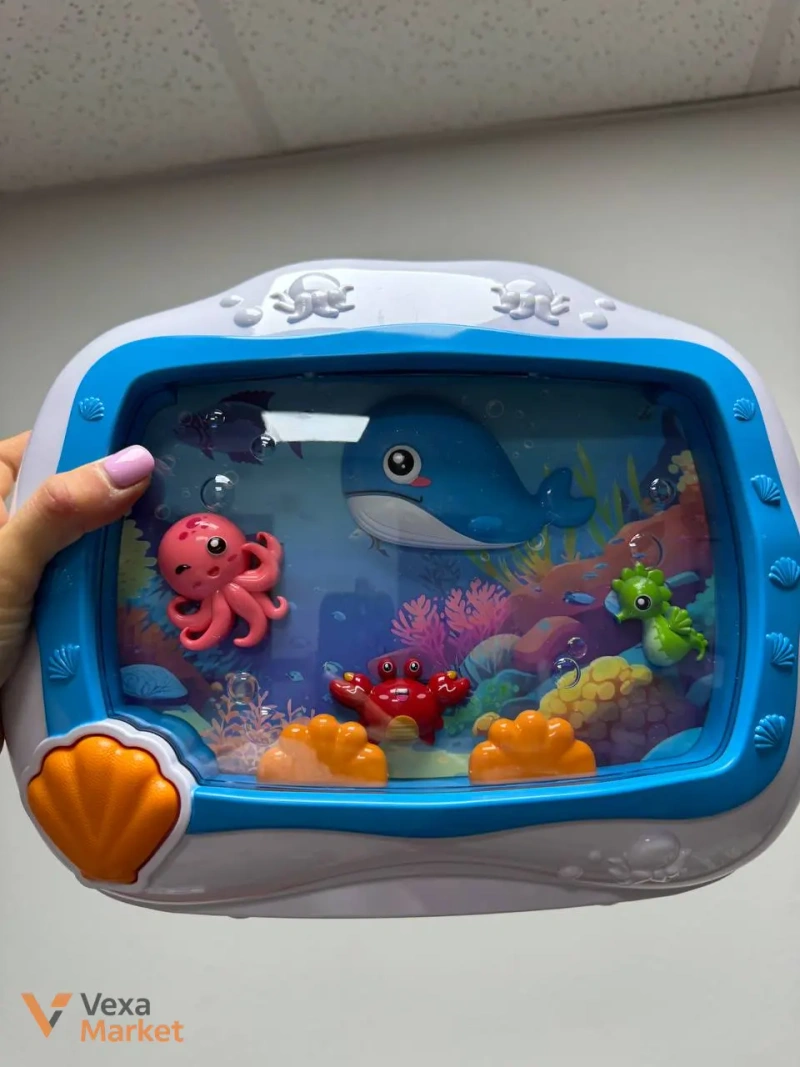 Дитяча музична іграшка-нічник "Sound and Light Soothing Fish Tank" на ліжечко — фото 4