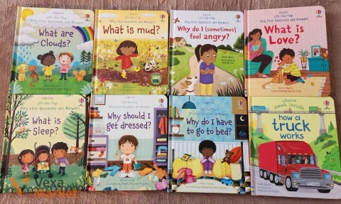 Дитячі книжки Usborne "Lift-the-Flap" англійською мовою