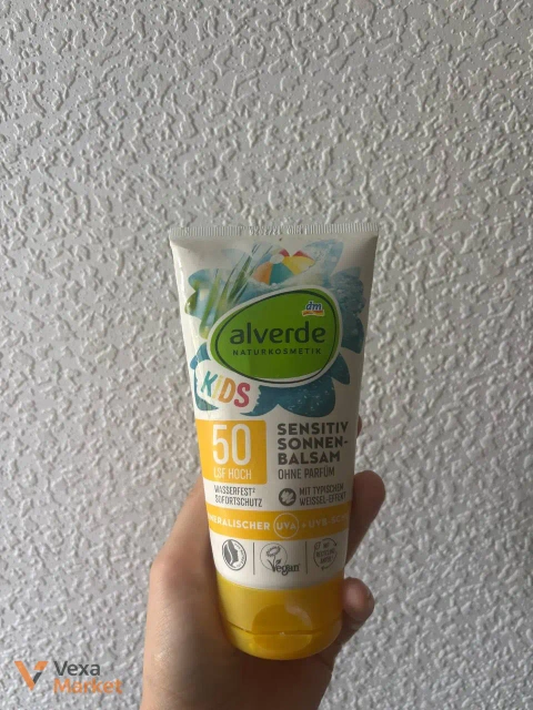 Дитячий сонцезахисний бальзам alverde KIDS SPF 50