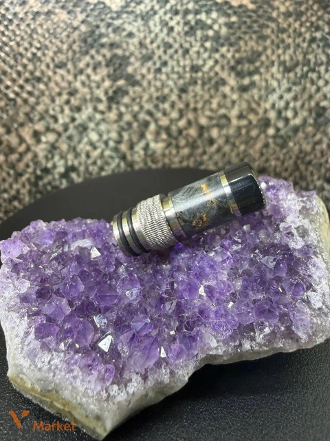 Drip tip 510 titan, стаб. дерево, акрил