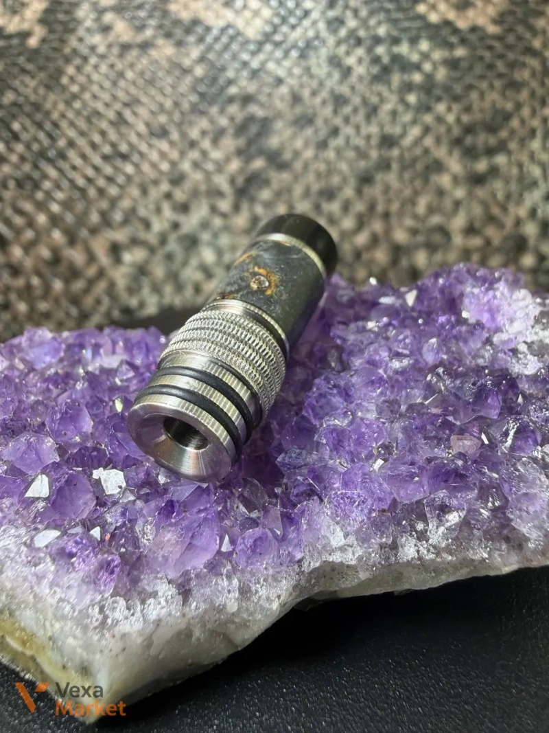 Drip tip 510 titan, стаб. дерево, акрил — фото 4