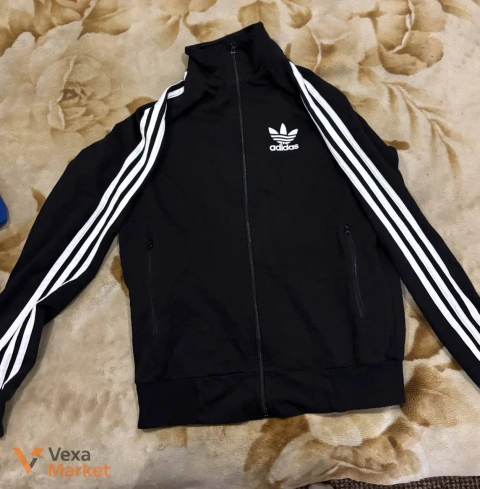 Две кофты Adidas черные размер M