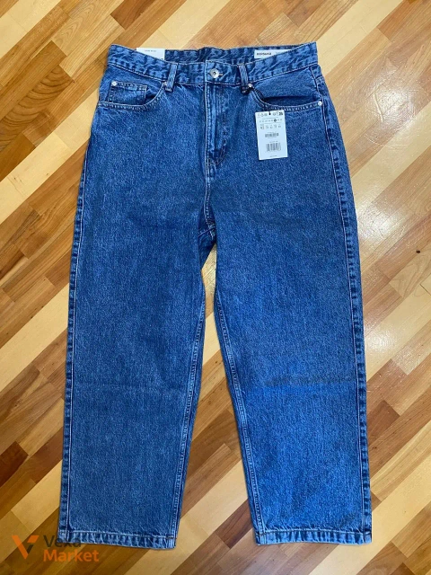 Джинси Bershka Loose Baggy сині розмір 40