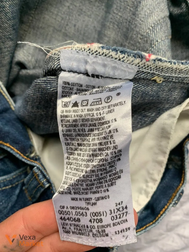 Джинси Levis 501 selvedge — фото 4