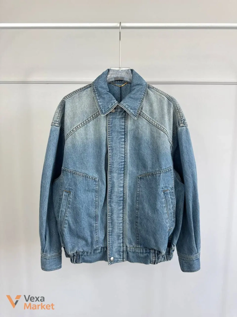 Джинсова куртка YSL Oversized South Blue — фото 3