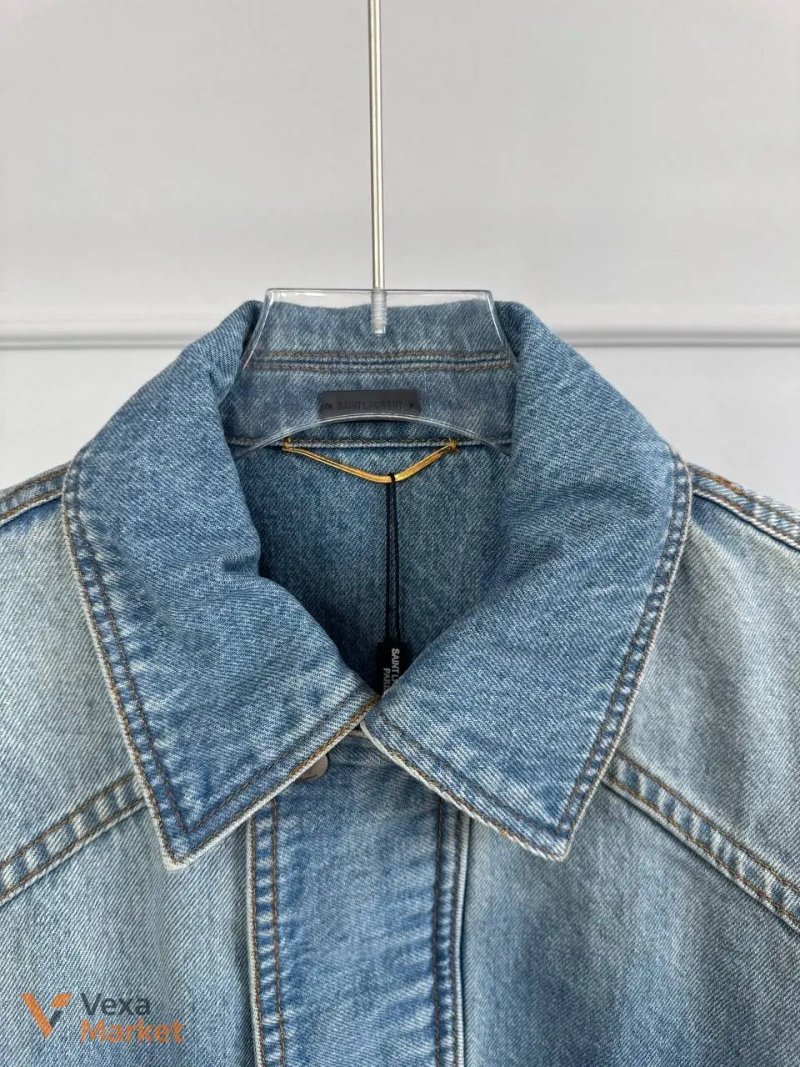 Джинсова куртка YSL Oversized South Blue — фото 4